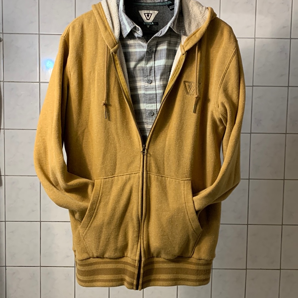 Vissla sweater and button shirt combo!!